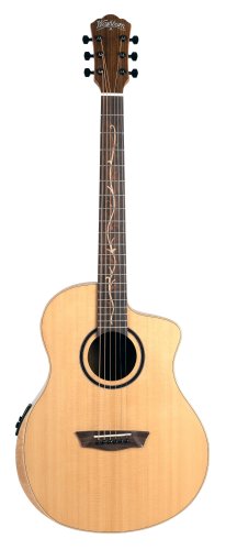 Washburn BTSC40SCE Bella Tono Suprema Acoustic-Electric Guitar. Natural Glossy