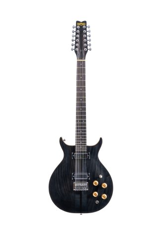 Washburn H12TB Wing Series Hawk 12-String Electric Guitar. Trans Black