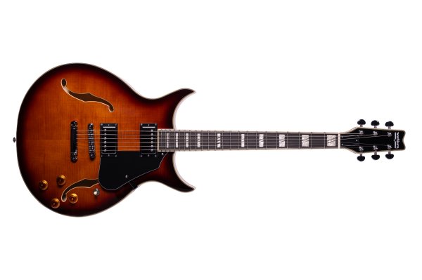 Washburn SH35TS Wing Series Semi Hollow Electric Guitar. Tobacco Sunburst
