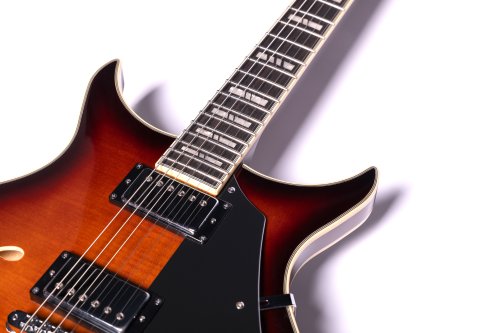 Washburn SH35TS Wing Series Semi Hollow Electric Guitar. Tobacco Sunburst