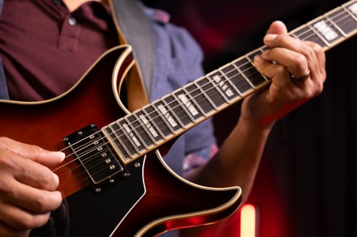 Washburn SH35TS Wing Series Semi Hollow Electric Guitar. Tobacco Sunburst