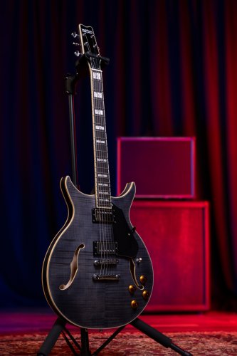 Semi-Hollow 6-String Electric Guitar
