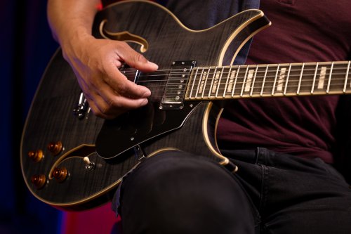 Semi-Hollow 6-String Electric Guitar