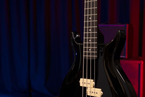 Washburn SB4B Wing Series Scavenger Electric Bass. Black