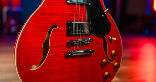 Semi-Hollow 6-String Electric Guitar