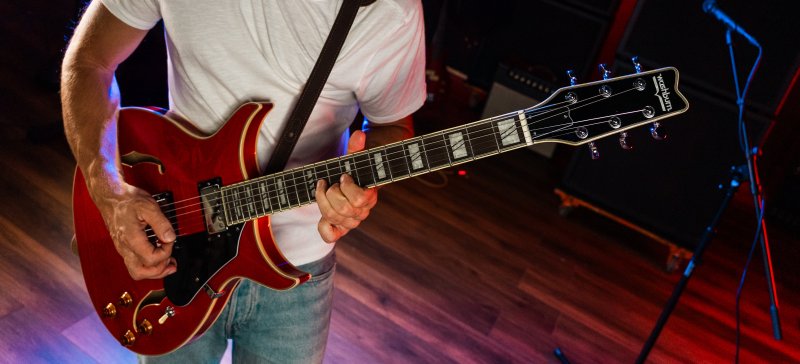 Semi-Hollow 6-String Electric Guitar | Washburn Guitars