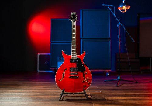 Semi-Hollow 6-String Electric Guitar