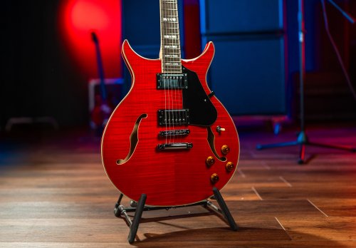 Semi-Hollow 6-String Electric Guitar