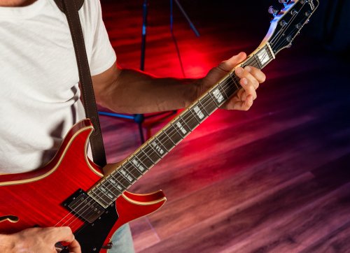 Semi-Hollow 6-String Electric Guitar