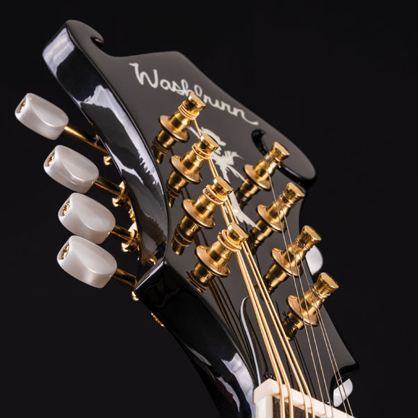 Washburn mandolin headstock