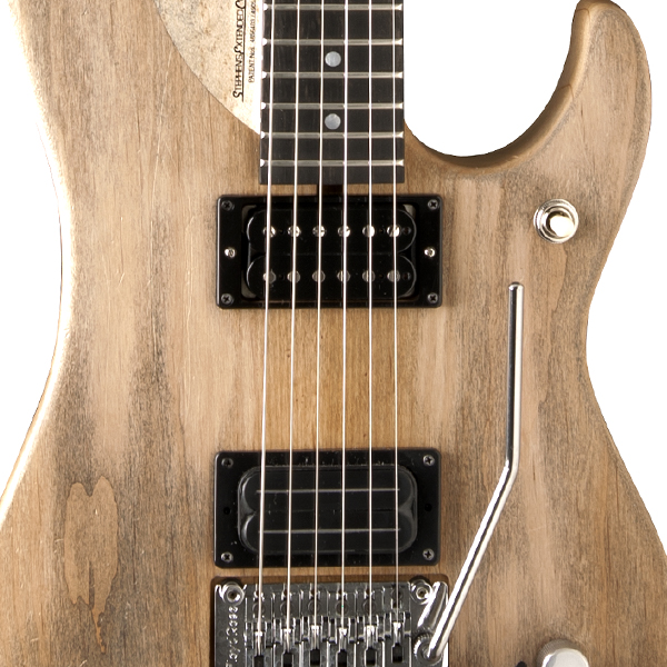 body of Washburn electric guitar