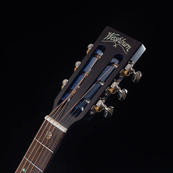 headstock of Washburn classical guitar